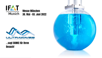 ULTRAWAVES auf der IFAT Munich 2022!